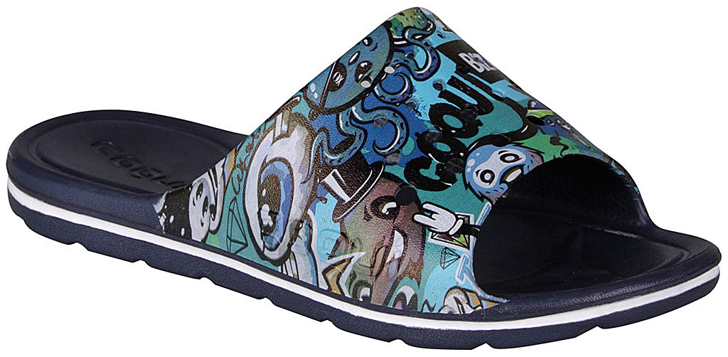 Coqui 6375 dětské pantofle navy