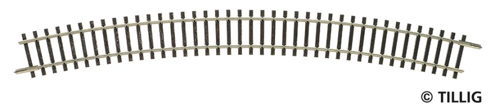 KOLEJ OBLOUKOVÁ R31, R=396mm/30°
