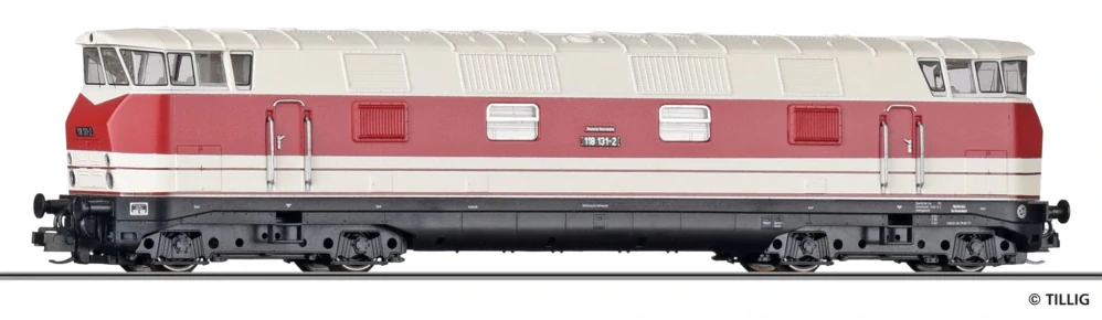 Dieselová lokomotiva BR118.131-2 DR TT