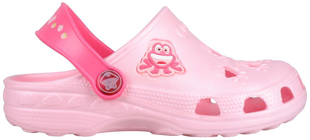 Coqui 8701 dětské nazouváky pink/new rouge
