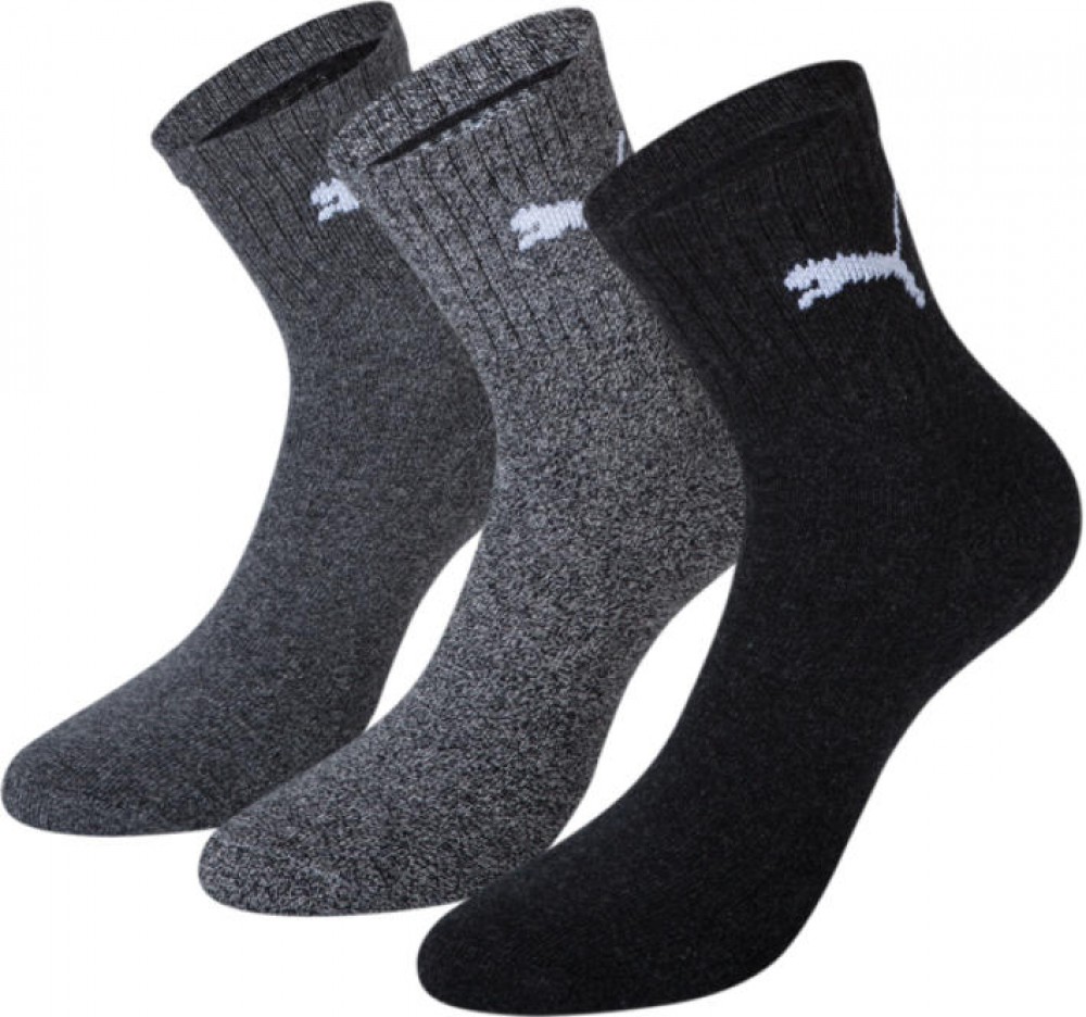 Puma ponožky vyšší 3 pár šedá