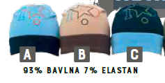 Capu chlapecká slabá čepice ADAM s  tiskem