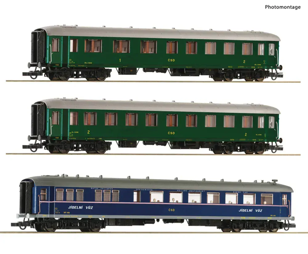 Set rychlíkových vozů ČSD