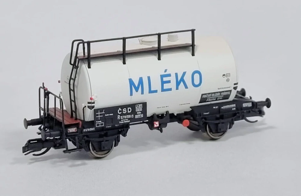 Kotlový vůz MLÉKO ČSD
