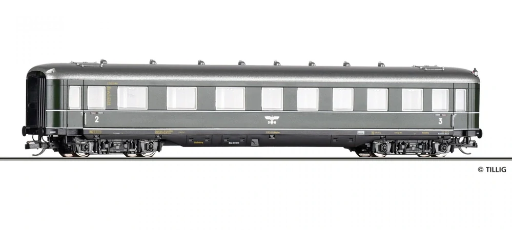 Osobní vůz 2/3 třídy DRG Tillig 16931