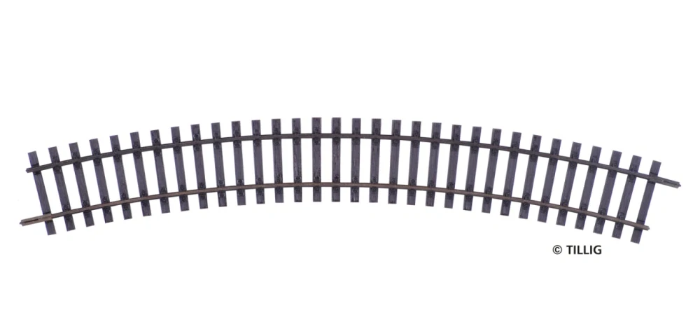 R21 - Oblouková kolej 425 mm/30° H0 Tillig 85141