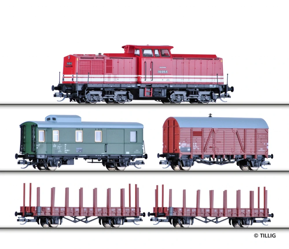 START DCC SET V100 + 4 vozy