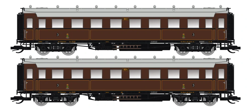 Set osobních vozů C4Ü Sa 07 Saxonia 120173