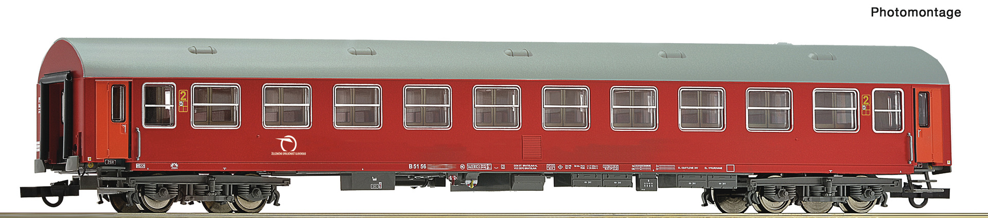 Vůz 2.třídy H0 ZSSK 6200231