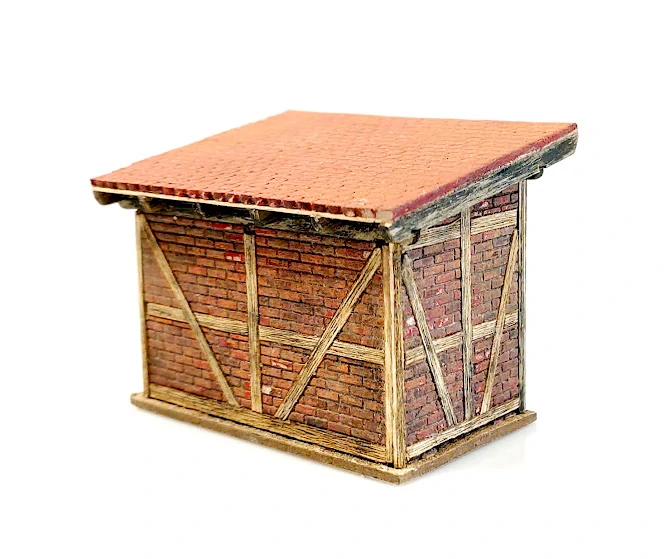 Model Scene Hrázděná čekárna TT