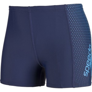 Speedo Gala Logo dětské plavky s nohavičkou modrá/tyrkys