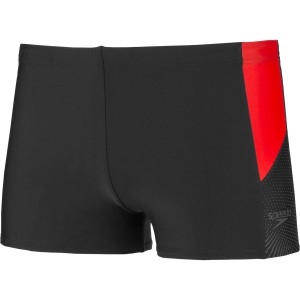 Speedo Dive pánské plavky s nohavičkou černá/červená