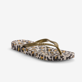 Coqui 1327 dámské žabky leopard /gold