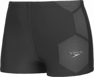 Speedo Tech Placement chlapecké plavky s nohavičkou černá/šedá