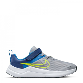 Nike Downshifter 12 dětská obuv na volný čas šedá/modrá