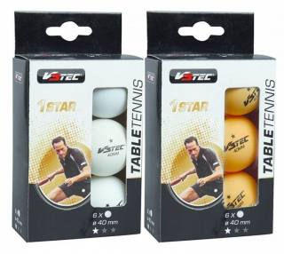 V3TEC ping-pong míček 1* bílá