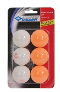 Schildkröt ping-pong míčky 3*** 6k bílá/oranžová