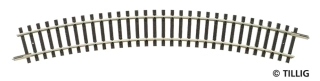 Oblouková kolej R 353 mm/ 30°, R21