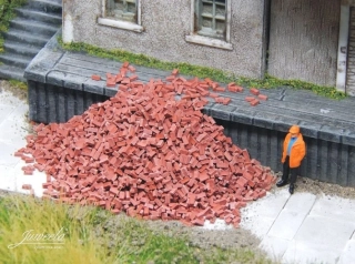Juweela cihly tmavě červené 3000ks