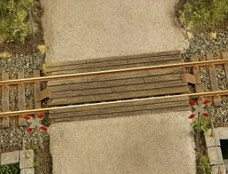Model Scene Přejezdové výdřevy TT 3 ks