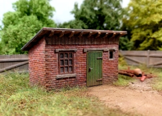 Model Scene Kolna cihlová TT