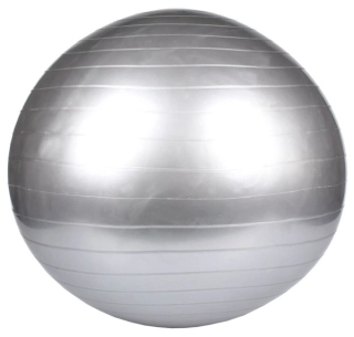 Merco gymnastický míč gymball 75cm stříbrná