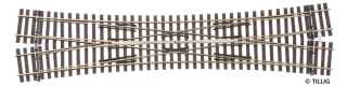 DKW2 - Dvojitá křižovatková výhybka BAESELER H0 Tillig 85391