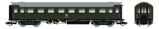 Osobní vůz C4Ü Sa 07 s osvětlením Saxonia 120230