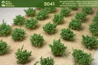 30 malých keříků